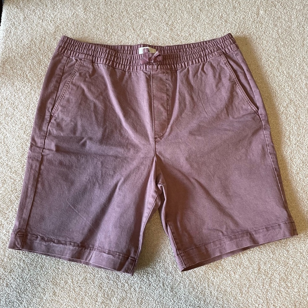 H&M Purple Elastic Waist Shorts - Picture 1 of 7